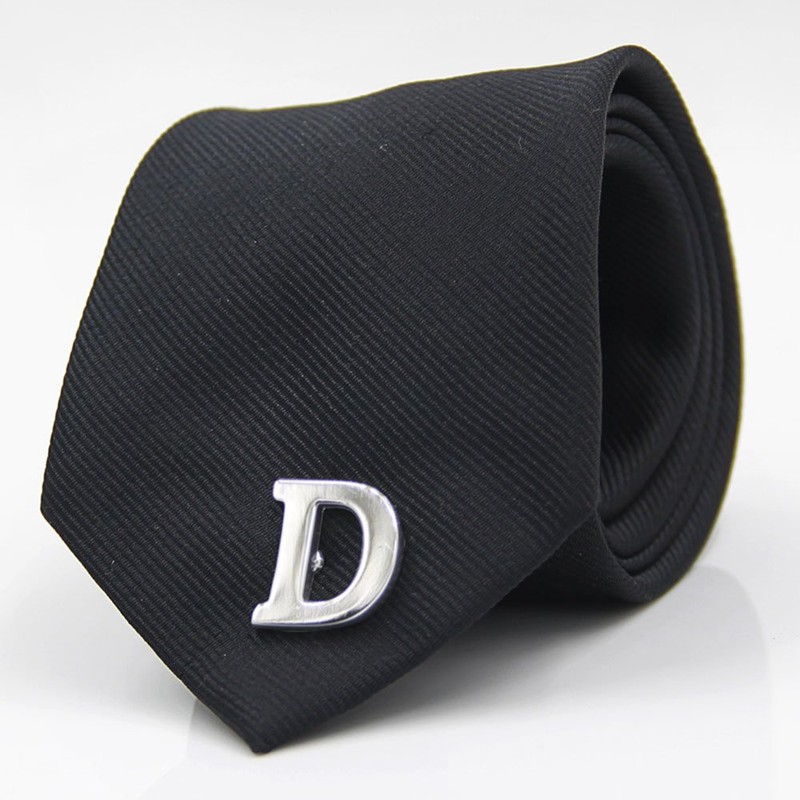 MINGHUA Monogram Alphabet Letters Lapel Pin Badge (M)
