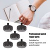 5pcs Steel Watch Crown Watch Head Watchmaker Repairing Parts Replacement