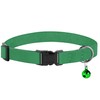 Breakaway Cat Collar Leather with Removable Bell - 13 Colors
