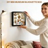 DIY Mini Museum Silhouette Box, Shadow Box Frame Kit with
