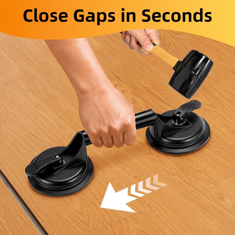YiBaiBrush Floor Gap Fixer Tool Set, 4 Pack, for Smooth-Surface