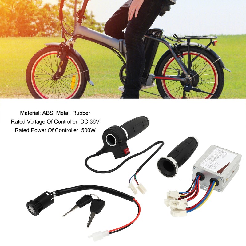Electric Bike Conversion Kit 36V 500W Electric Bicycle Brushed Controller