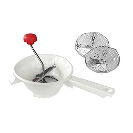 Plastic Food Strainer 20 cm 2 Discs Medium Paste - Sleeves