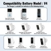ZIPONAS 1-Pack Dual Port V4 Battery Charger Station for Ring