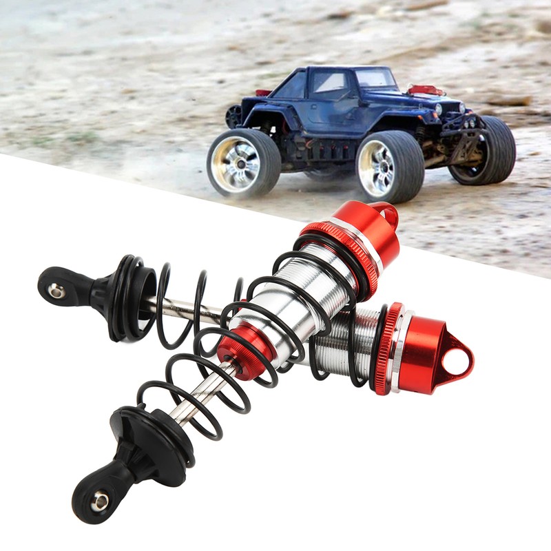A Pair RC Front Shock Absorbers Aluminium Alloy High Elasticity