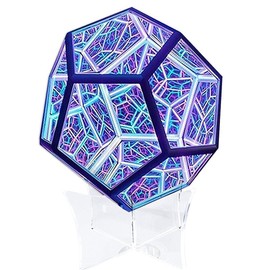 HUSHUI Infinity Dodecahedron Light,Colorful Dodecahedron Art Light Bedside Night Light Multicolour LED Lamp for Bedroom Living Room Decor