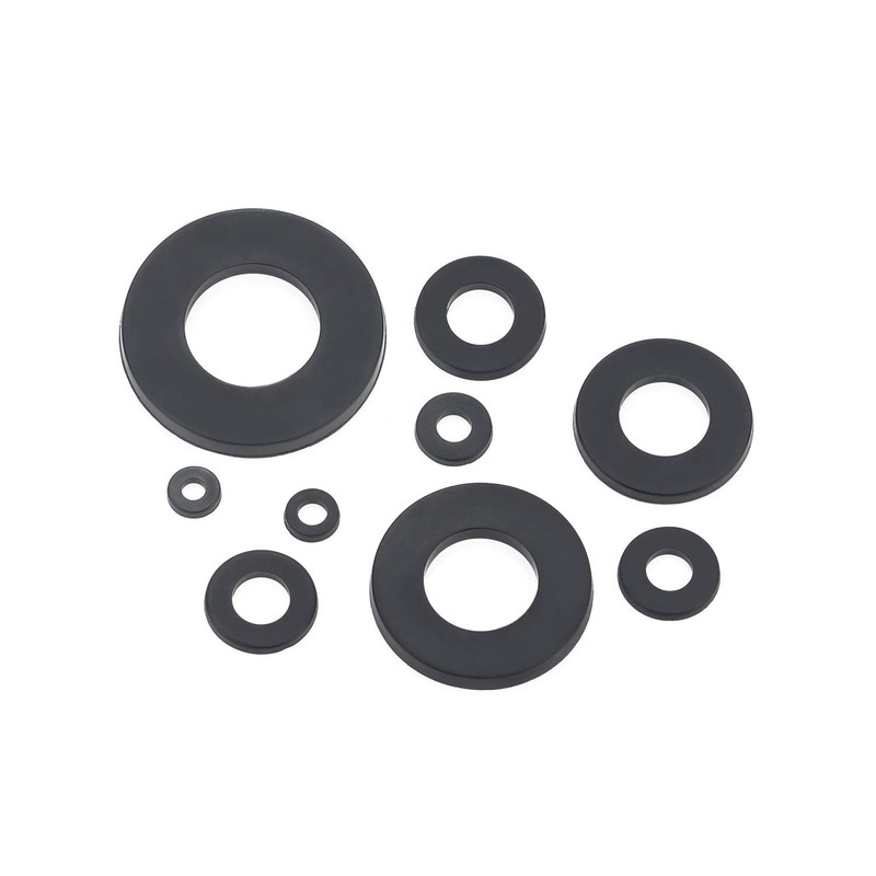 Sutemribor Nylon Flat Washer Assortment Set 600 Pieces, 9 Sizes