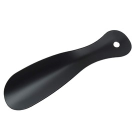 GSHLLO Black Stainless Steel Shoe Horns Boot Horn Shoe Lifter Shoehorn for Men and Women