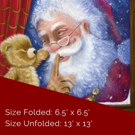 Santa Party Decoupage Paper Napkins, Holiday Napkin Pack of 20 Luncheon