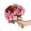 Simulation Wedding Bouquet Beautiful Bridal Holding Flower Wedding DecorationWine Red