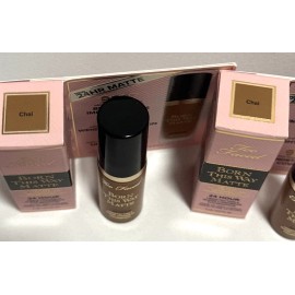 Too Faced Lot of 2 TOO FACED Born This Way Matte Foundation CHAI 5ml Each ( Total 10ml )