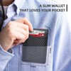 Zitahli Wallet for Men-6 Slots ID Window-Mens Wallets-Slim Wallet Classic