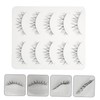 Ipetboom 5pairs Natural False Eyelashes for Chic Eye Makeup Reusable