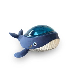 Pabobo x Kid Sleep Musical and Luminous Night Light - Children and Baby - Whale Shaped Plush - Water Projector - Nomad - Lamp - Ceiling - Aqua Dream - Blue