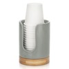 Soleebee Ceramic Bathroom Cup Dispenser, Hold 3 oz Mouthwash Cup