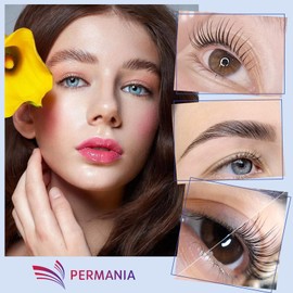 PERMANIA Lash Lift Kit,Separate Steps Products,Steps 10 sachets of 0.8g/0.03oz each Prep (STEP#2)