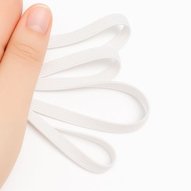 1/4 Inch x 36 Yards Elastic for Sewing – Soft White Knit Elastic Band for Sewing, Waistbands, DIY Crafts, and Scrunchies