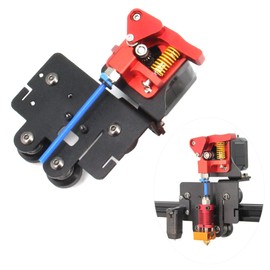 Yeebyee Ender 5 pro Direct Drive Upgrade Kit Aluminum Plate with Dual Gear Extruder with Motor, Easy Print TPU Flexible Filament for Ender 5 (Aluminum Plate+Dual Extruder+Motor Kit)