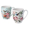 McIntosh Bird Garden Set of 2 Fine Bone China Mugs