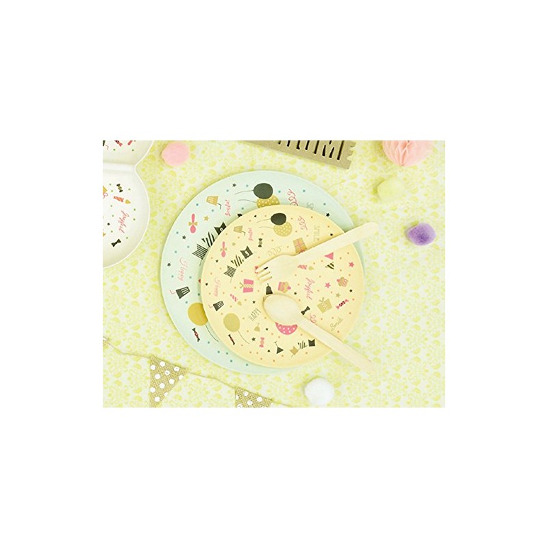 Pearl Metal D-623 Paper Plate 9.8 inches (25 cm) Party