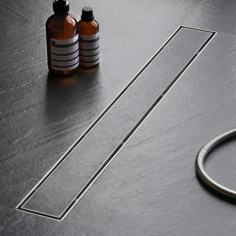 Sharpeye 32 Inch Linear Shower Drain with Tile Insert Grate,