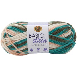 LION BRAND YARN COMPANY Yarn Basic Stitch GRO, Meadow Grove