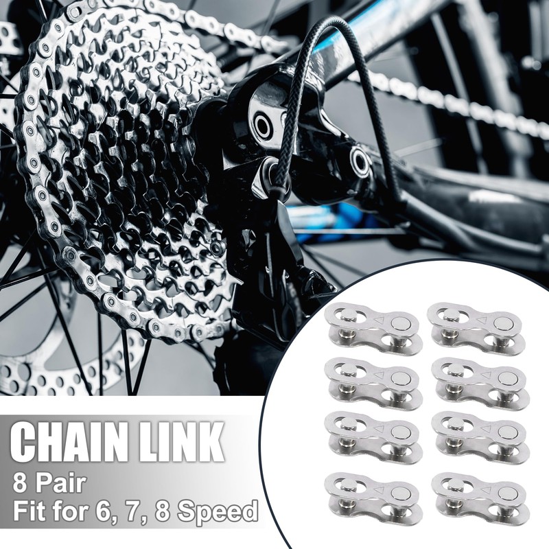 X AUTOHAUX 8 Pair 6 7 8 Speed Bicycle Master