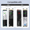 GiGimundo AJS10C M.2 NVMe SATA SSD Enclosure CNC Aluminum, Support