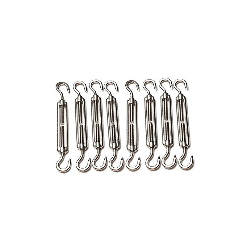 URBEST M4 Stainless Steel 304 Hook & Hook Turnbuckle Wire