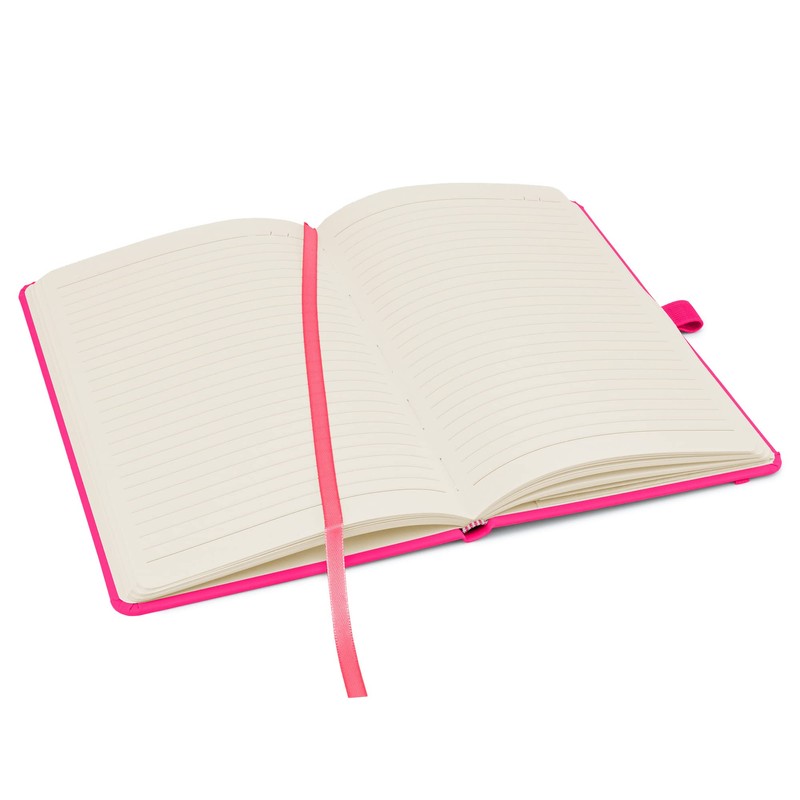 Notes London Eco A5 Notebook with Lined Pages, Pen Loop,