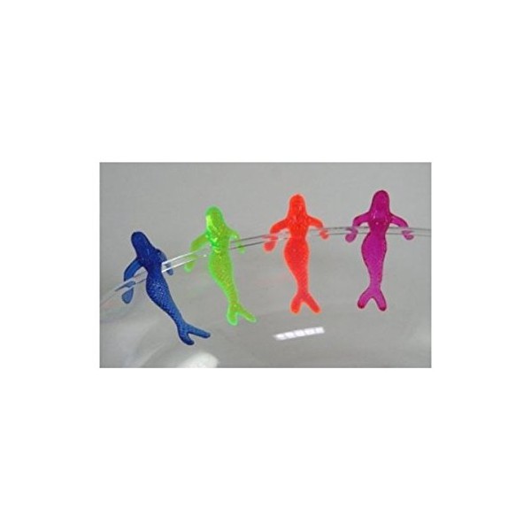 Plastic Cocktail Drink Mermaids (72) - Mermaid Markers
