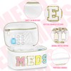 BuyCard Medicines Chenille Letter Bag Nylon Meds Makeup Pouch Preppy