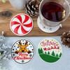 25 Pcs Christmas Stencils for Crafts Reusable 4 Inch Small