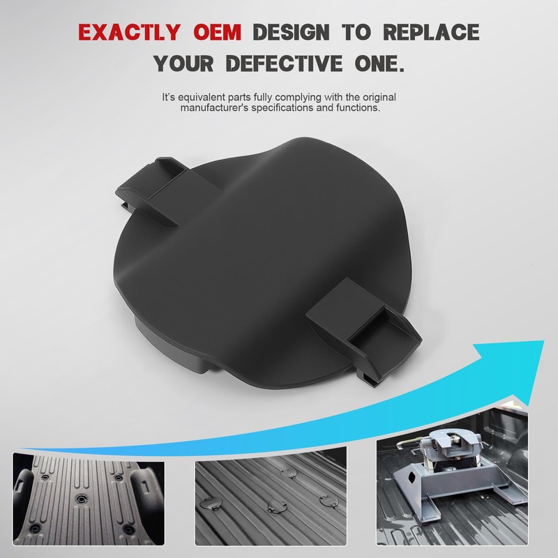 Platform Hitch 5th Wheel Mount Covers Fit for Silverado 2500HD