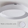 HYDELITE Flush Mount Ceiling Light Led Ceiling Light Fixture White