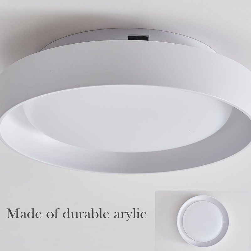 HYDELITE Flush Mount Ceiling Light Led Ceiling Light Fixture White