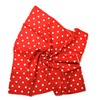 Shanlin Unisex Floral Cotton Bandanas 22”x22 (Polka Dots Red)