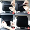 XIAOLINGDANG Car Headrest Cover, Seat Accessory, Custom Embroidered Car Logo,