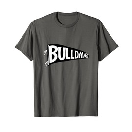 Bulldog Design Pennant Flag T-Shirt for Men Women Kids