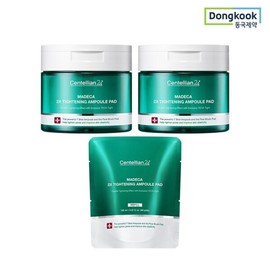 Centellian24 마데카 더블 타이트닝 앰플 패드 2개+리필 60매 1개 모공 피부 탄력 미백 주름케어 광채 리프팅 Madeca Double Tightening Ampoule Pad 2 pieces + 1 refill 60 sheets Pore Skin Elasticity Whitening Wrinkle Care Radiance Lifting