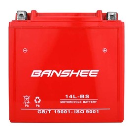 Banshee YTX14L-BS AGM Battery with 4 Year Warranty