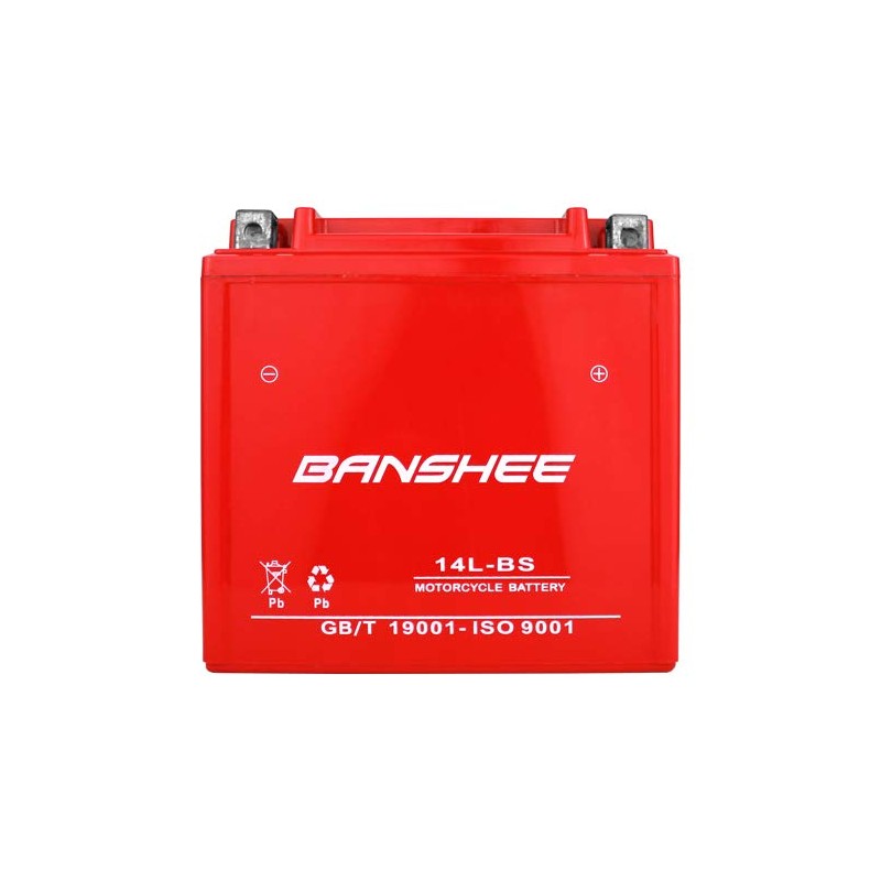 Banshee YTX14L-BS AGM Battery with 4 Year Warranty