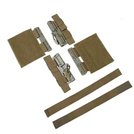 The Mercenary Company Quick Disconnect Side Entry Conversion for MOLLE Tactical Vest (Coyote)