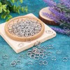 PandaHall 1000Pcs Stainless Steel Open Jump Rings 10mm Tiny Round