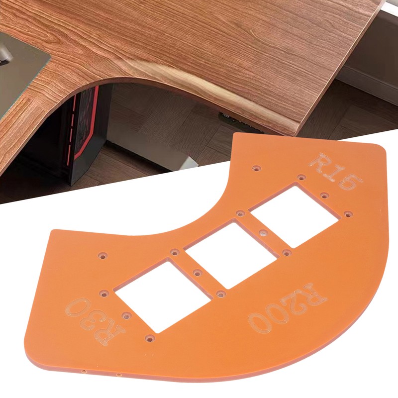 Radius Jig Router Template R15 R30 R100 R200 Woodworking Corner