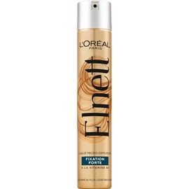 L'Oréal Paris - Strong Fixing Varnish - Long Lasting Hold 48 Hours - Soft Hold without Residue - New Formula - Enriched with Vitamin B5 - Elnett Satin - 400 ml