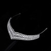 QXMYOO Cubic Zirconia Wedding Tiaras for Bride Small Sweet 16