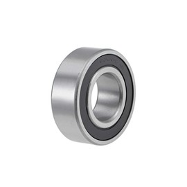 sourcing map 62205-2RS Ball Bearing Deep Groove Ball Bearing Skateboard Bearings Roller Bearing Skateboard Ball Bearing Double Sealed Chrome Steel Z2 ABEC1 25 mm x 52 mm x 18 mm