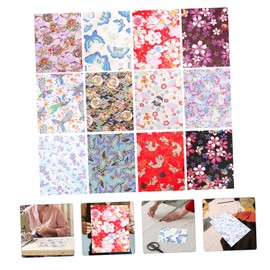 CORHAD DIY Sewing Fabric 30 Sheets of Checkered Quilting Fabric Craft Accessories Breathable Soft Ideal for Craft Lovers