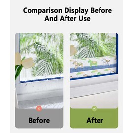 LLGJ Window Glass Water Absorbent Sticker, Window Condensation Absorber,Anti Condensation Sticker for Windows，Condensation Absorber Reusable (3, 3.14in Carousel)